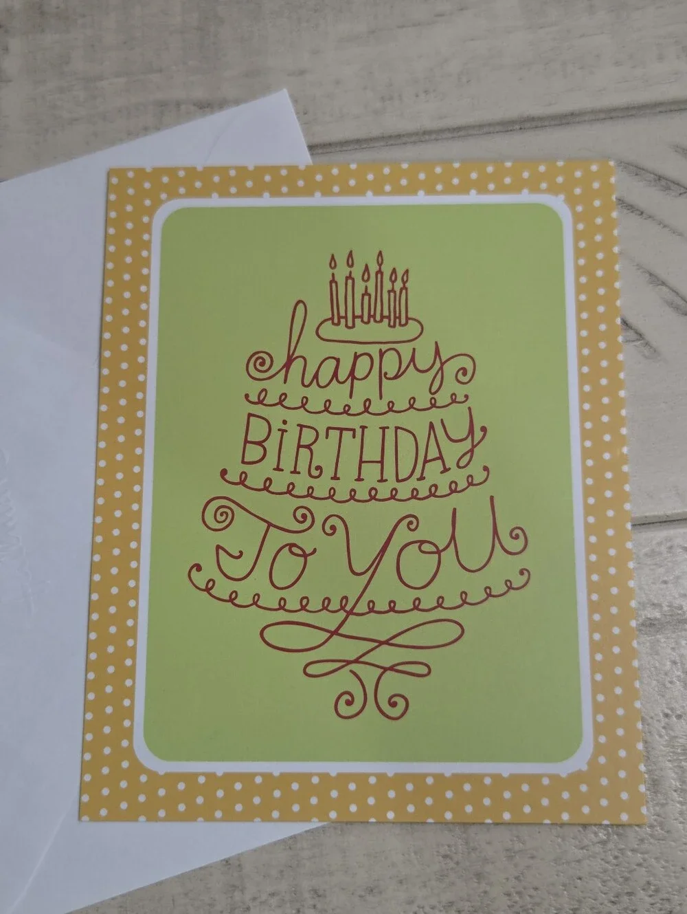 Hallmark Yellow & Green 